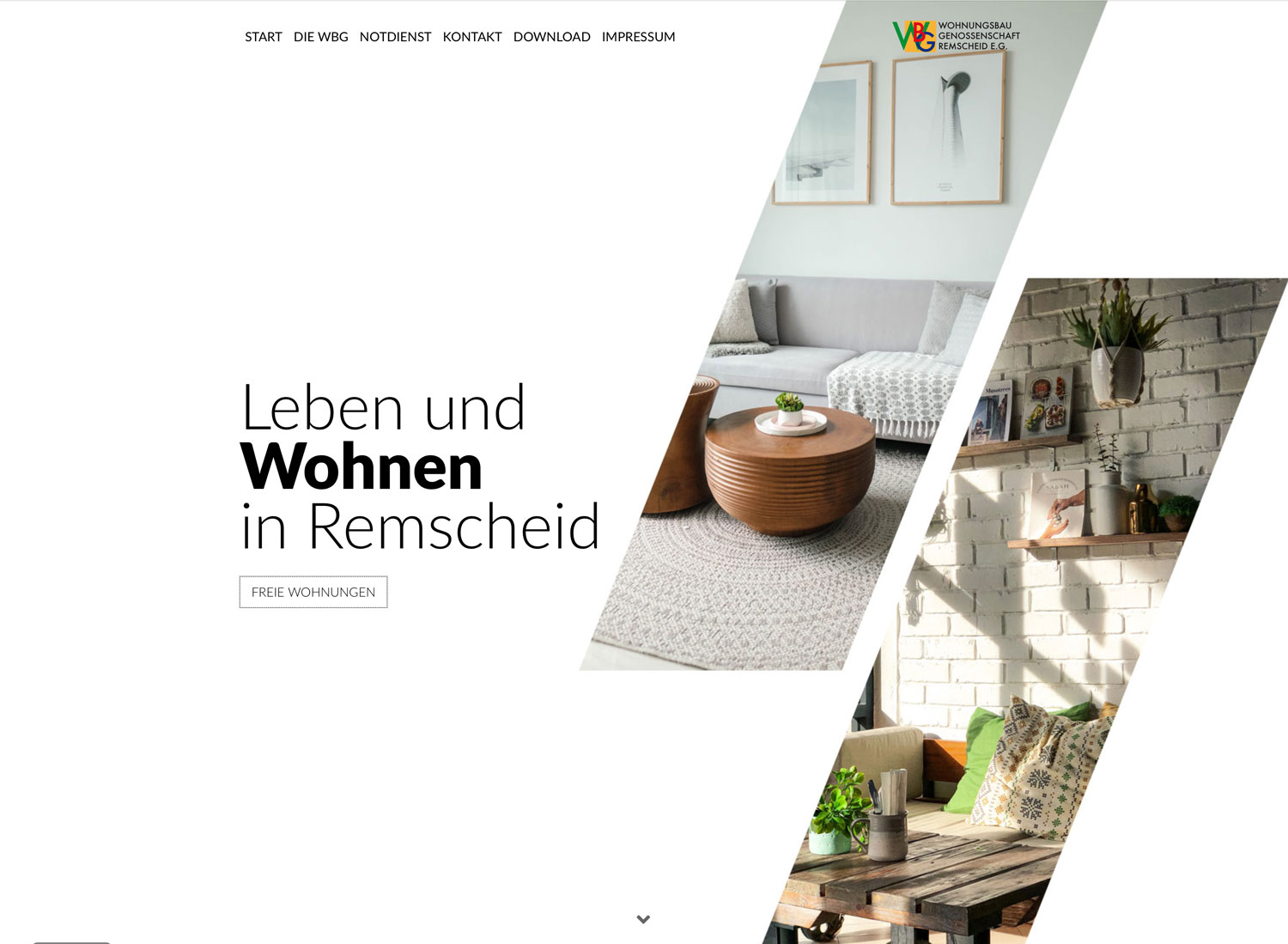 Website WBG Remscheid